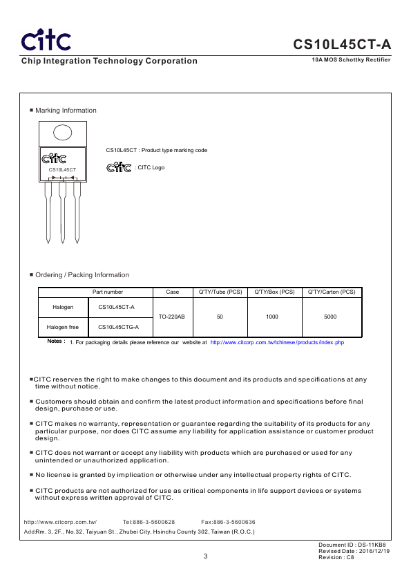 CS10L45CT-A