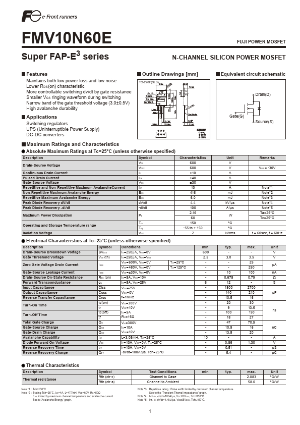 FMV10N60E