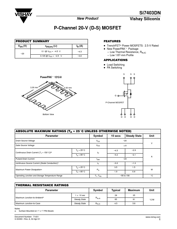 SI7403DN