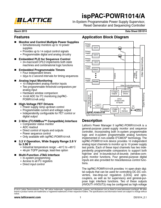 ispPAC-POWR1014A