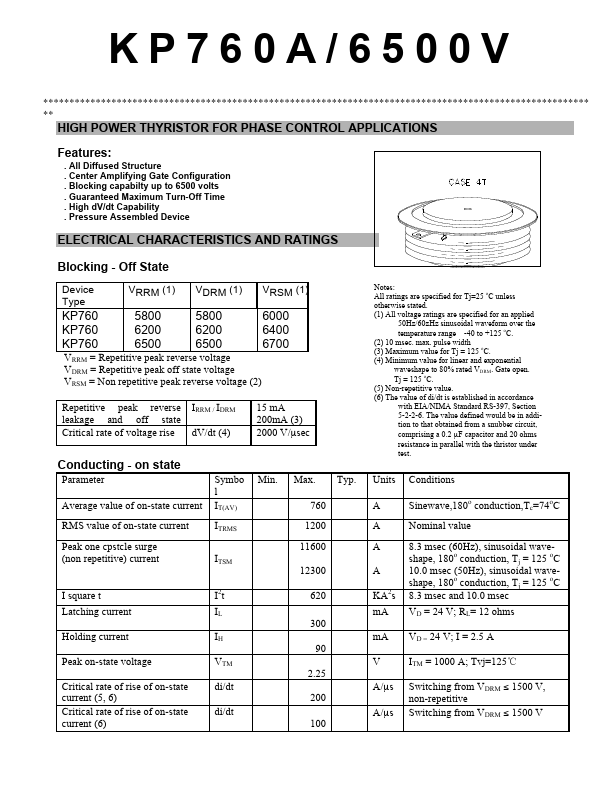 KP760A-6500V