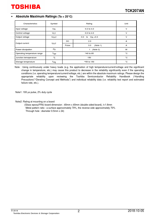 TCK207AN