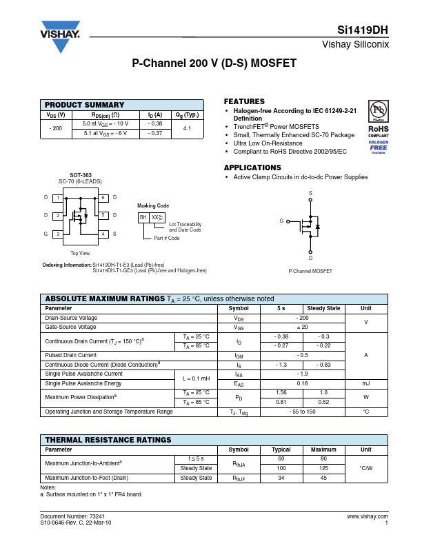 SI1419DH