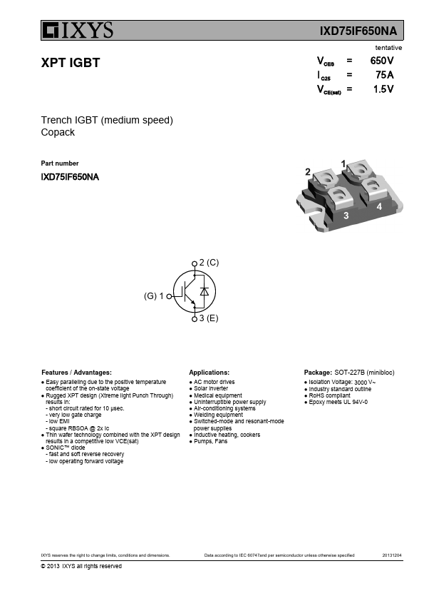 IXD75IF650NA