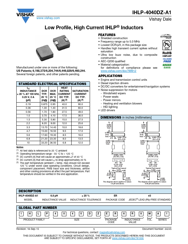 IHLP-4040DZ-A1