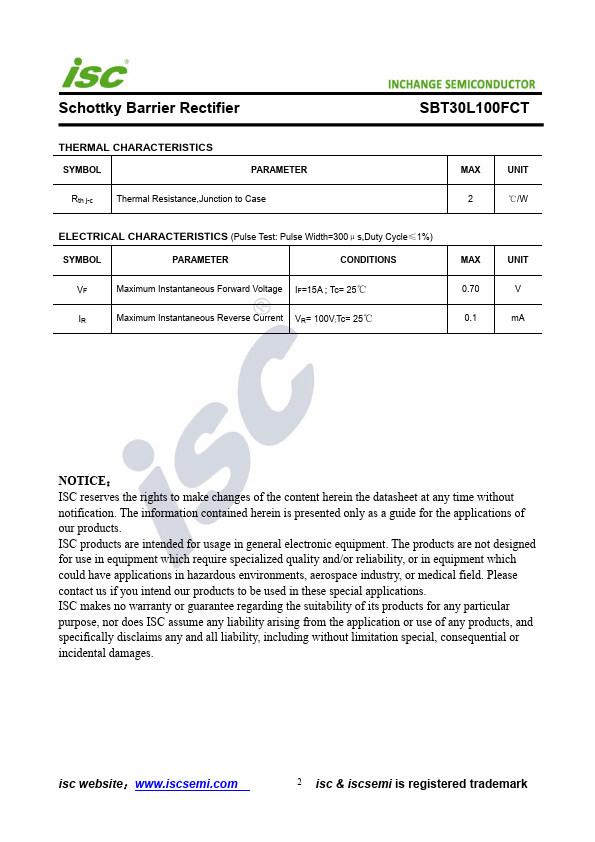 SBT30L100FCT