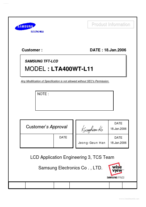 LTA400WT-L11