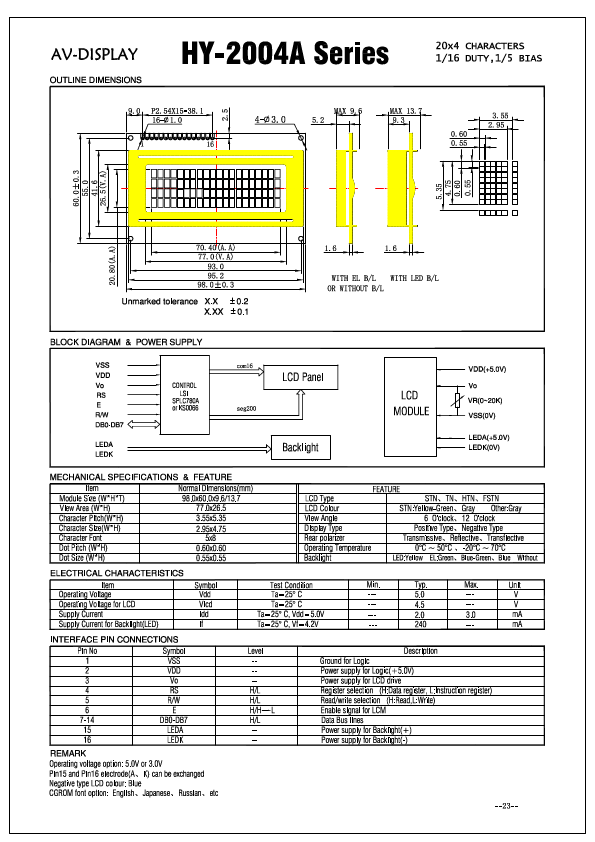 HY-2004A