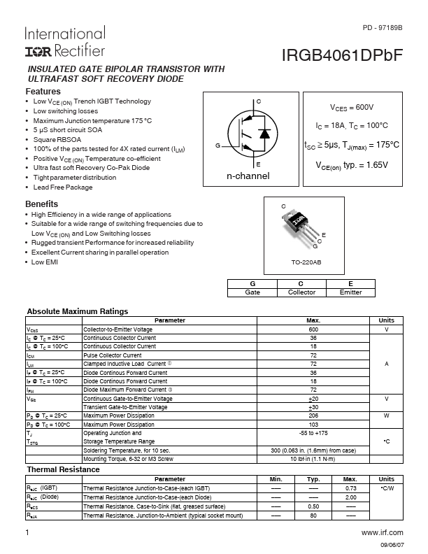 IRGB4061DPbF