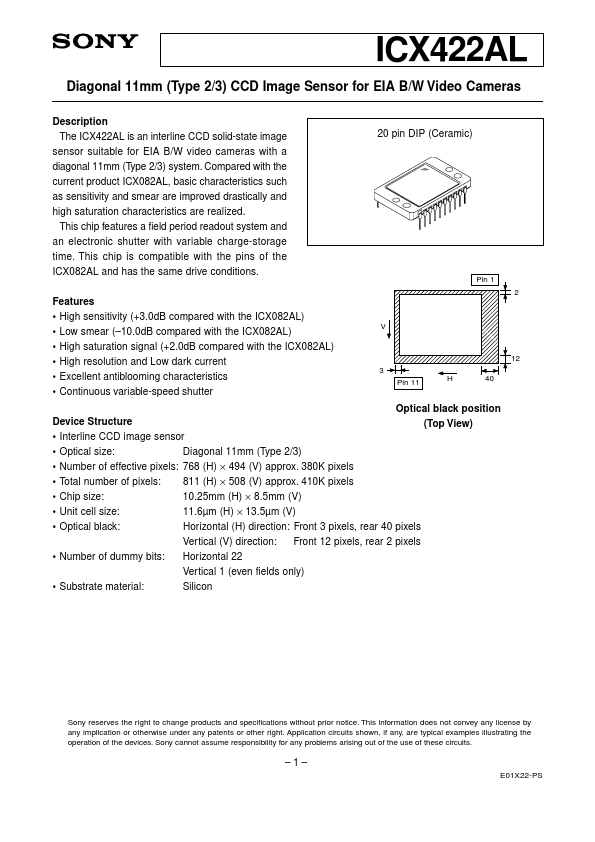 ICX422AL