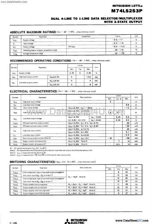 M74LS253P