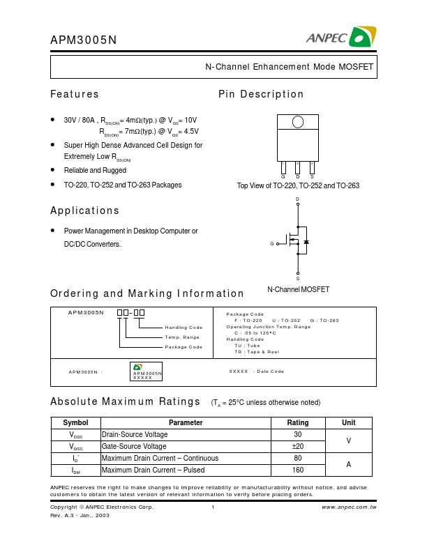 APM3005N