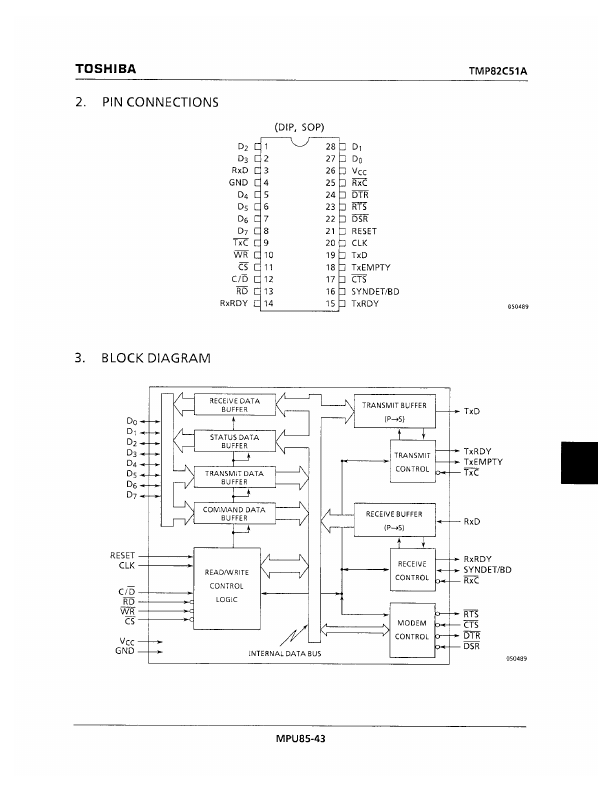 TMP82C51AP-2