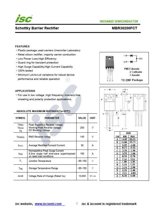 MBR30200FCT