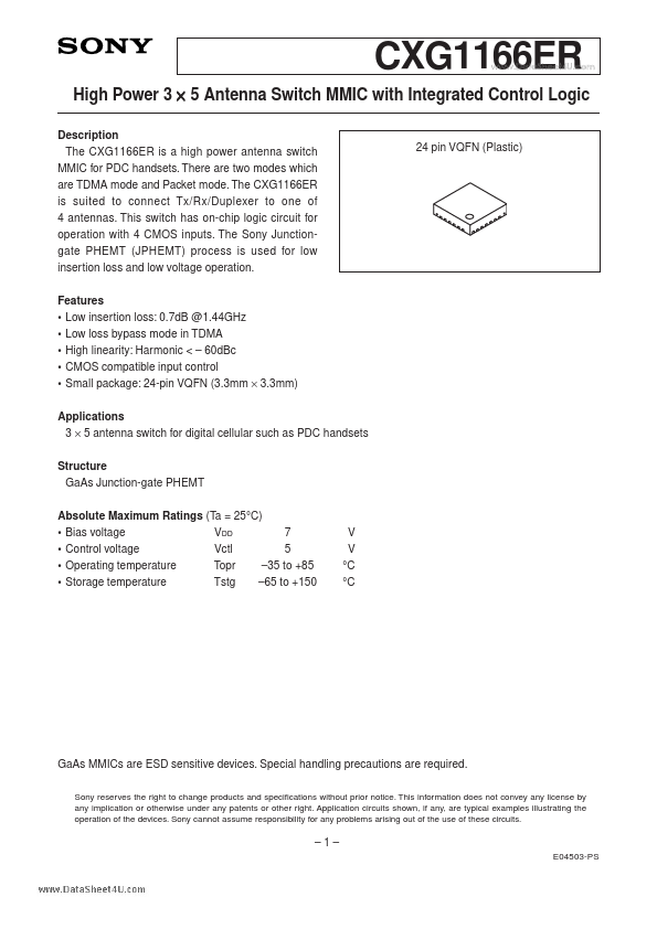 CXG1166ER