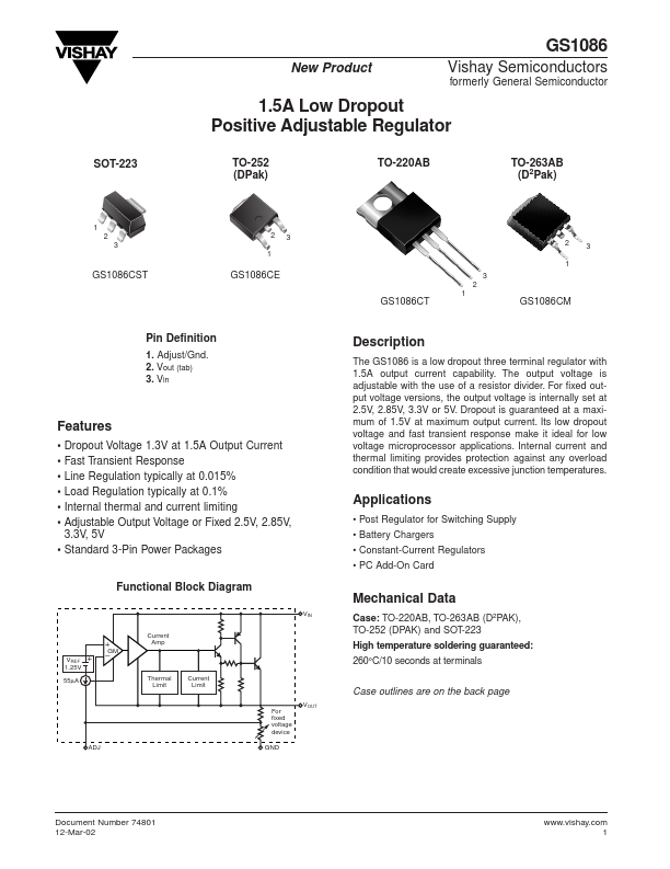 GS1086CST2.85