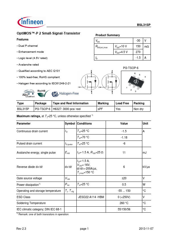 BSL315P