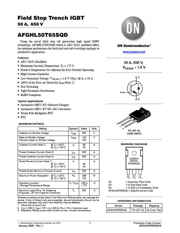 AFGHL50T65SQD