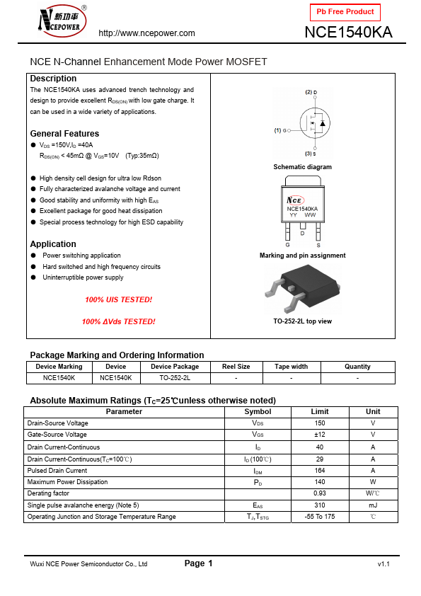 NCE1540KA