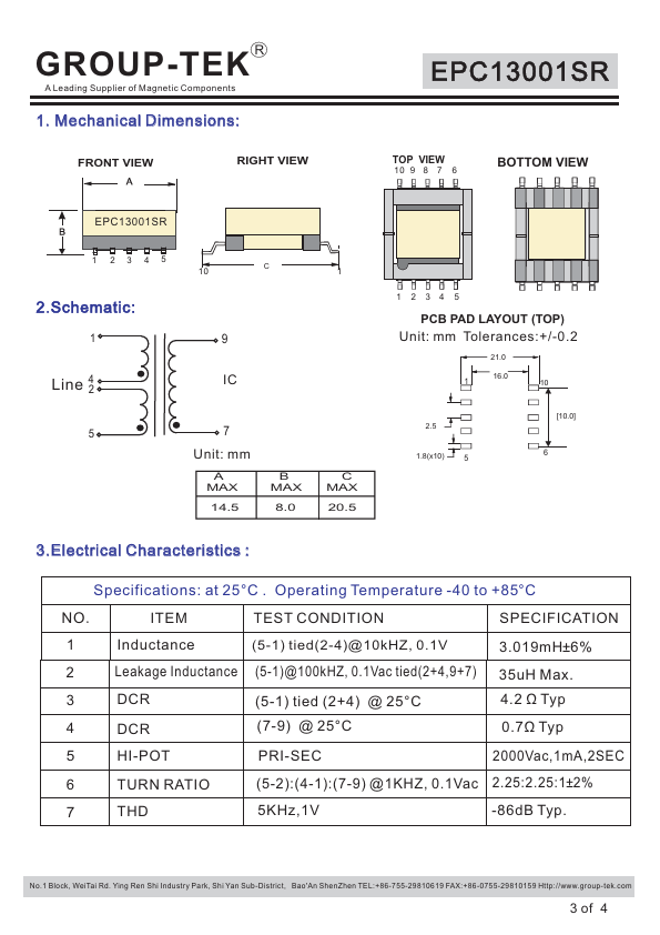 EPC13001SR