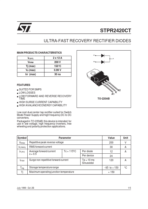 STPR2420CT