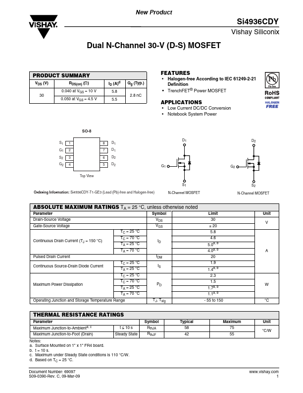 SI4936CDY