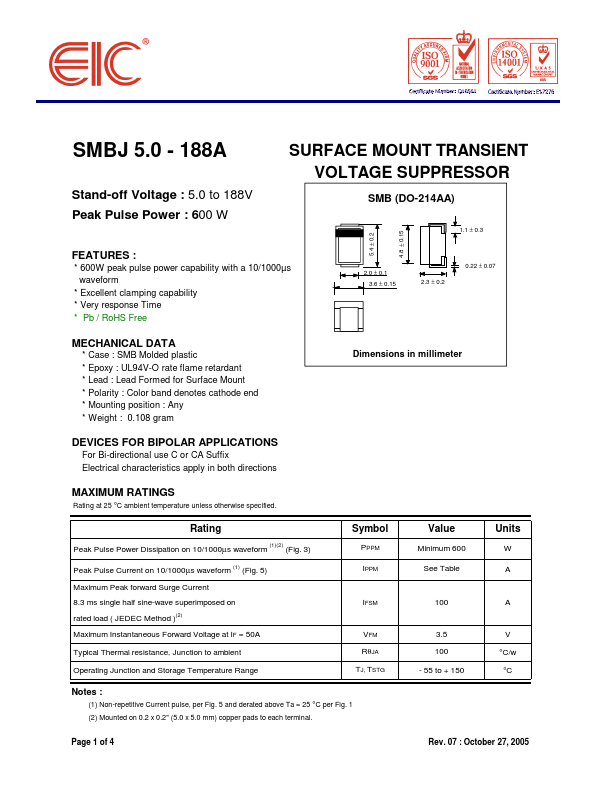 SMBJ9.0A