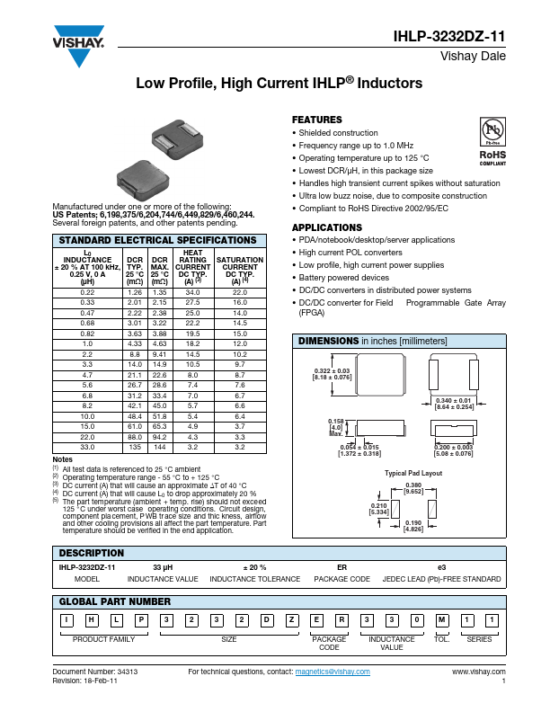 IHLP-3232DZ-11