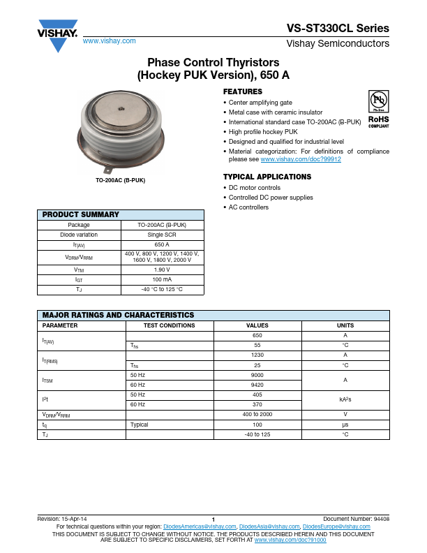 VS-ST330CL