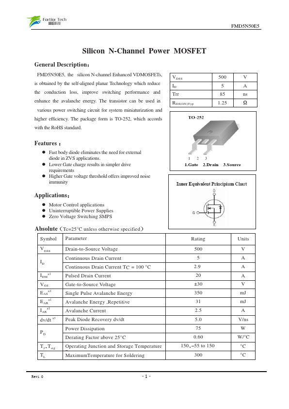 FMD5N50E5