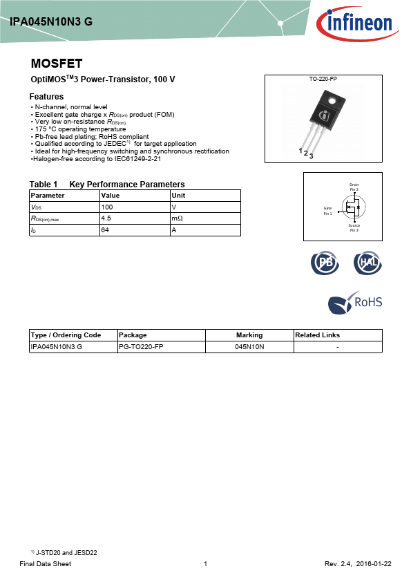 IPA045N10N3G