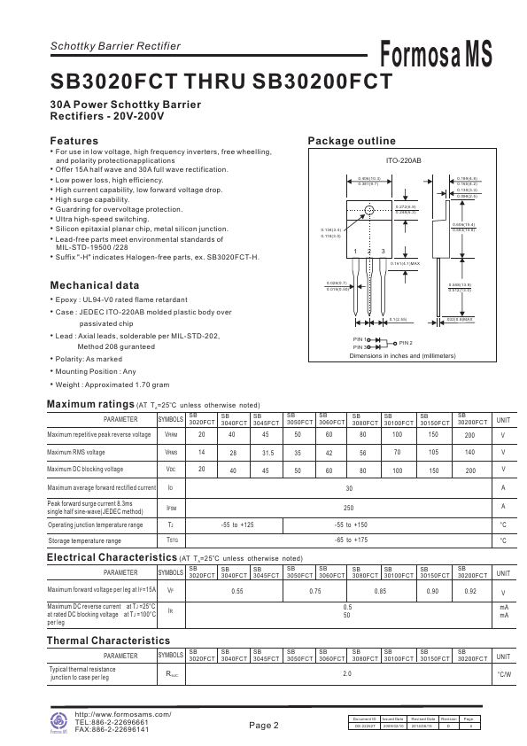 SB3040FCT