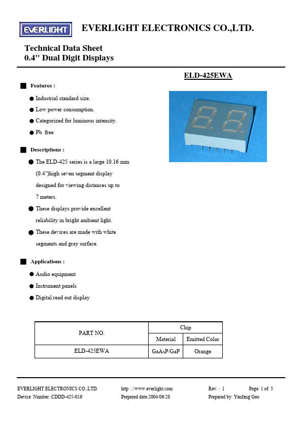 ELD425EWA