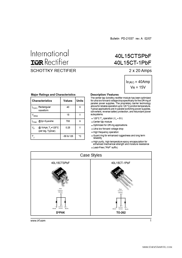 40L15CT-1PbF