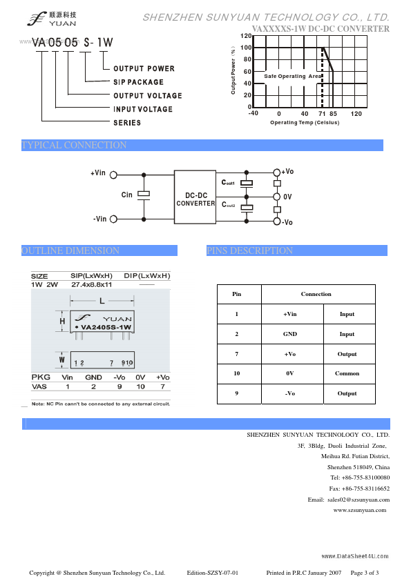 VA2412S-1W