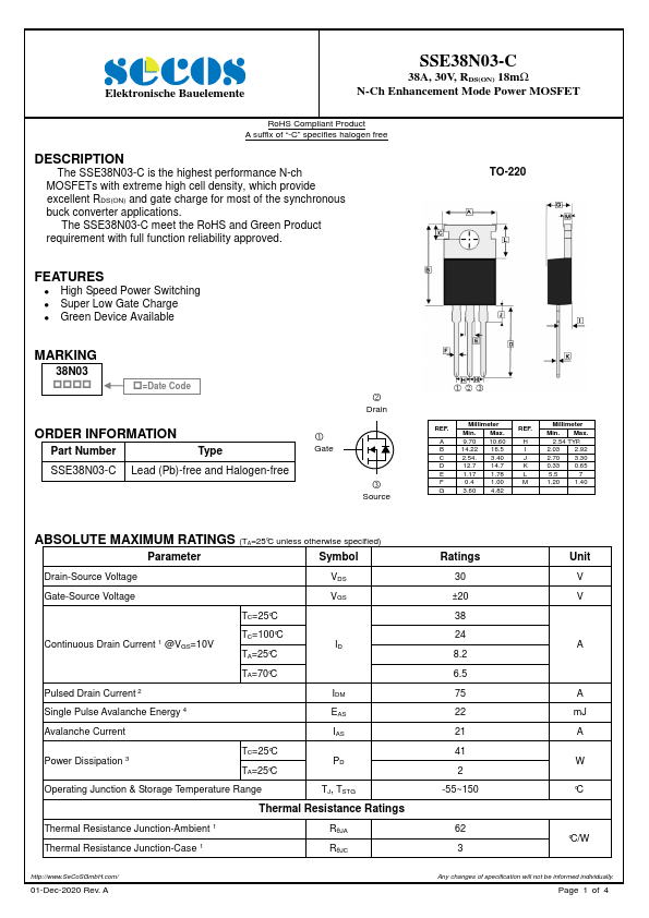 SSE38N03-C