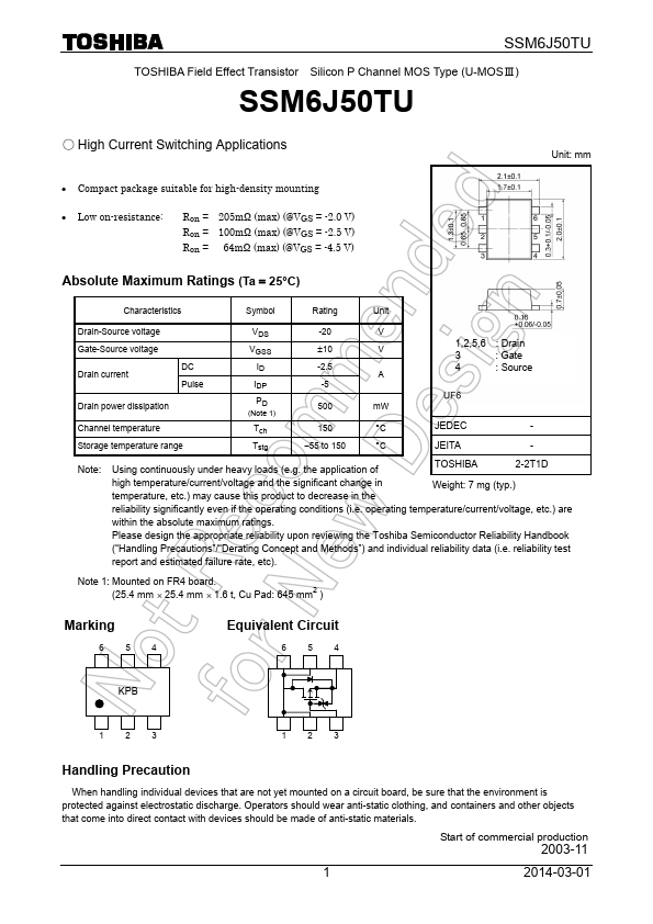 SSM6J50TU