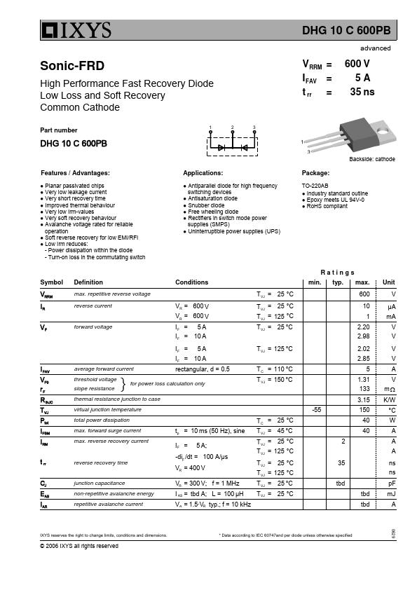 DHG10C600PB