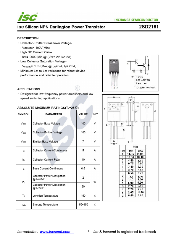 2SD2161