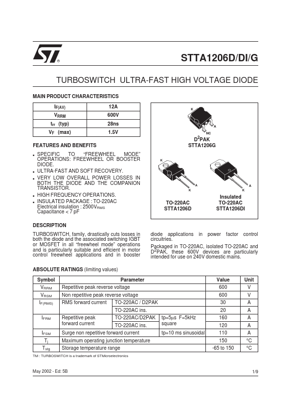 STTA1206D