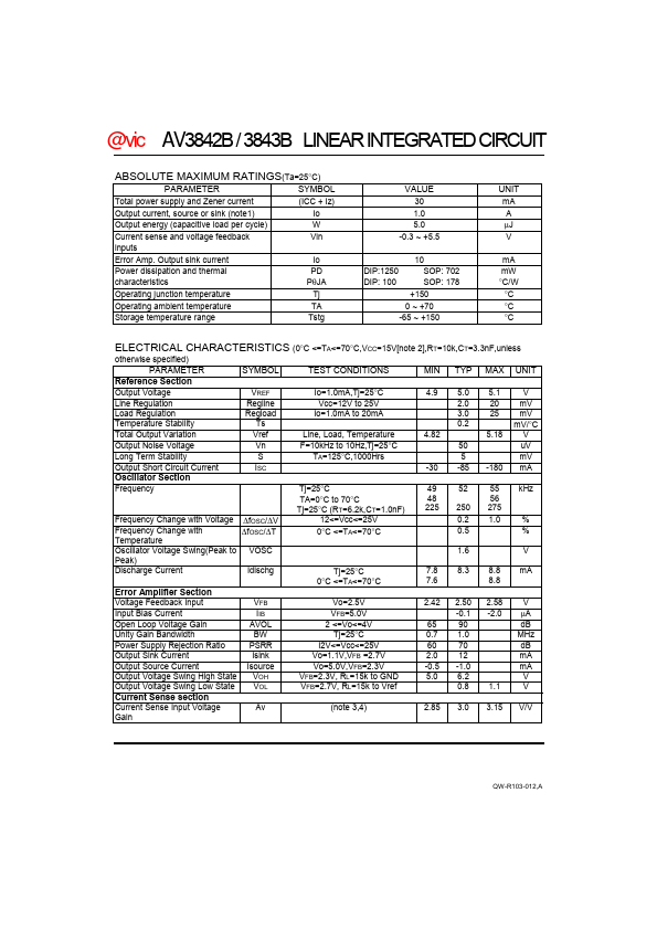 AV3842B