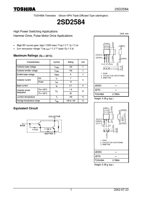 2SD2584