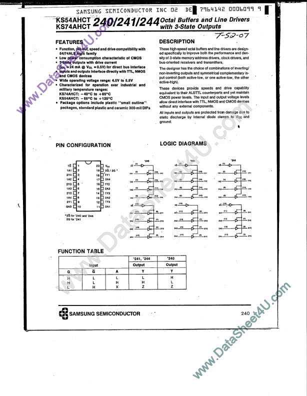 KS74AHCT240