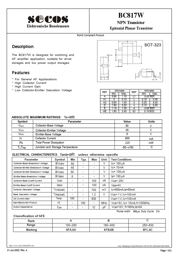 BC817W