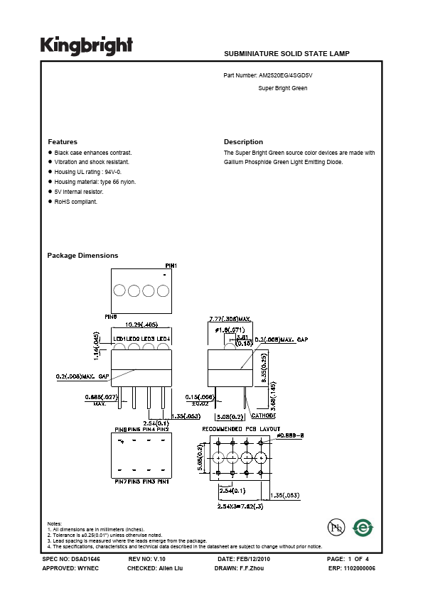 AM2520EG-4SGD5V