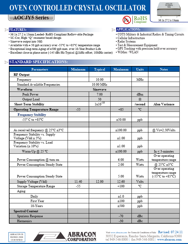 AOCJY5-10.000MHZ