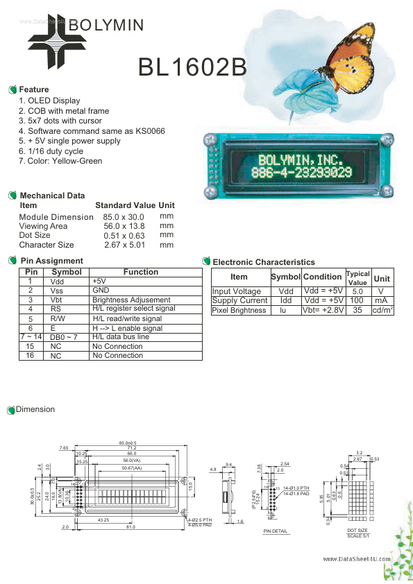 BL1602B