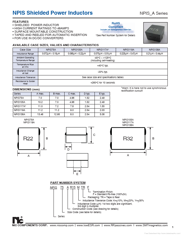 NPIS105A