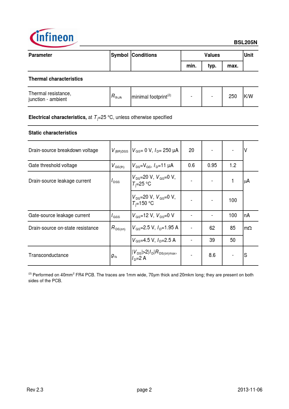 BSL205N