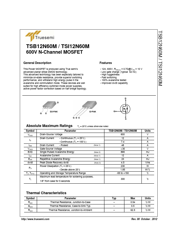 TSB12N60M